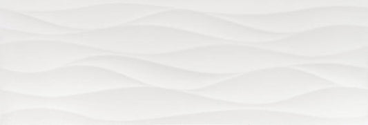 12x36 Aesthetic  Natural Solid-Color Satin Smooth Ceramic Tile Pure White