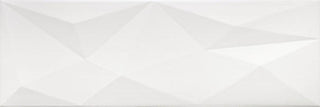 12x36 Aesthetic Natural Solid-Color Satin 3D-Geometric Low-Poly Ceramic Tile