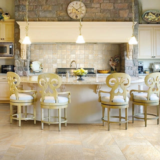 Golden Sand - 13x13 Ayers Rock Light Veining Natural Stone-Look Matte Textured Porcelain Tile