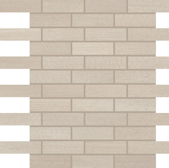 1x3 Persuade Subway Pattern  Mosaic Concrete-Look Matte Smooth Porcelain Tile Beige