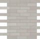 1x3 Persuade Subway Pattern  Mosaic Concrete-Look Matte Smooth Porcelain Tile Gray