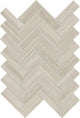1x3 Prime Herringbone  Mosaic Stone-Look Matte Smooth Ceramic Tile Soft Beige