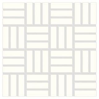 White - 12x12 Color Wheel Mosaic Lattice Weave Mosaic Solid-Color Glossy Smooth Ceramic Tile