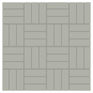 12x12 Color Wheel Mosaic Lattice Weave Mosaic Solid-Color Matte Smooth Ceramic Tile