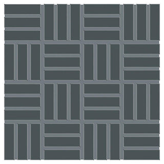 12x12 Color Wheel Mosaic Lattice Weave Mosaic Solid-Color Glossy Smooth Ceramic Tile
