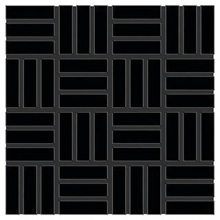 12x12 Color Wheel Mosaic Lattice Weave Mosaic Solid-Color Glossy Smooth Ceramic Tile