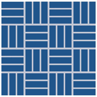 12x12 Color Wheel Mosaic Lattice Weave Mosaic Solid-Color Glossy Smooth Ceramic Tile