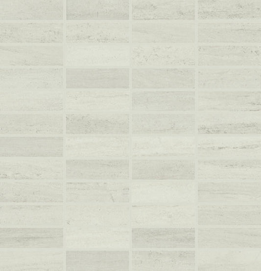 1x3 Articulo Straight Joint  Mosaic Stone-Look Matte Smooth Porcelain Tile Light Gray