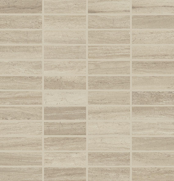 1x3 Articulo Straight Joint  Mosaic Stone-Look Matte Smooth Porcelain Tile Light Taupe