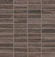 1x3 Articulo Straight Joint  Mosaic Stone-Look Matte Smooth Porcelain Tile Dark Brown