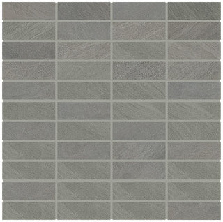 12x12 Modern Oasis Grid Mosaic Stone-Look Matte Smooth Porcelain Tile