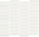 1x3 Rigid Clay Subway Pattern  Mosaic Solid-Color Matte Smooth Ceramic Tile Matte White