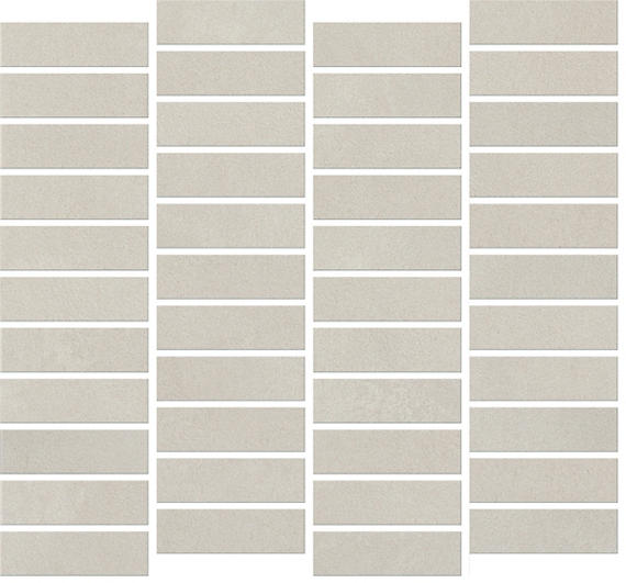 1x3 Rigid Clay Subway Pattern  Mosaic Solid-Color Matte Smooth Ceramic Tile Clay Gray