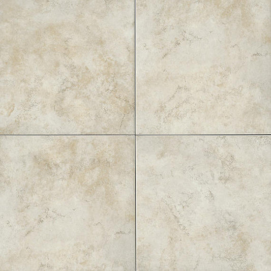 15x15 Choice  Natural Stone-Look Matte Smooth Ceramic Tile Cream Beige
