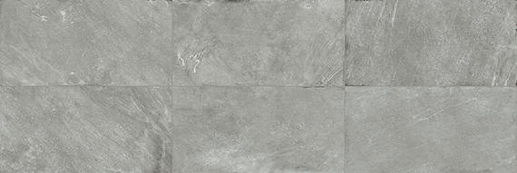 15x30 Solstice  Natural Stone-Look Matte Smooth Porcelain Tile Silver Gray