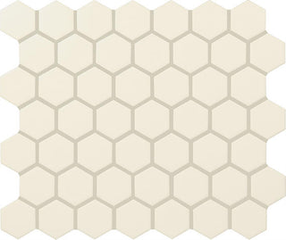 12x14 Color Wheel Mosaic Hexagon Mosaic Solid-Color Matte Smooth Ceramic Tile