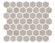 11/2x11/2 Prime Hexagon  Mosaic Stone-Look Matte Smooth Ceramic Tile Marble Gray