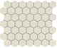 11/2 Artezen Hexagon Honeycomb  Mosaic Solid-Color Glossy Smooth Ceramic Tile Sand Beige