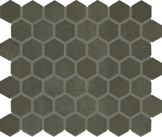 12x10 Moroccan Concrete Hexagon Mosaic Concrete-Look Matte Smooth Porcelain Tile