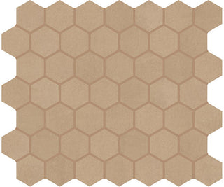 12x10 Moroccan Concrete Hexagon Mosaic Concrete-Look Matte Smooth Porcelain Tile