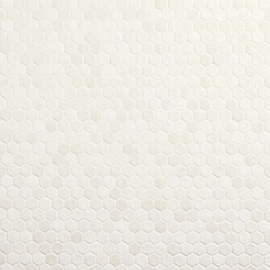 11x10 Studio Haven Hexagon Mosaic Solid-Color Matte Smooth Ceramic Tile