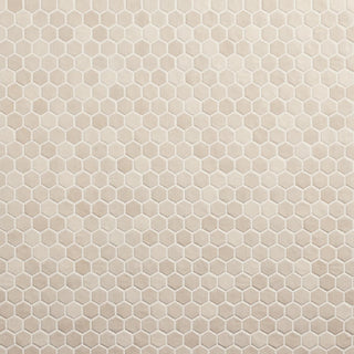 Warm Taupe - 11x10 Studio Haven Hexagon Mosaic Solid-Color Matte Smooth Ceramic Tile