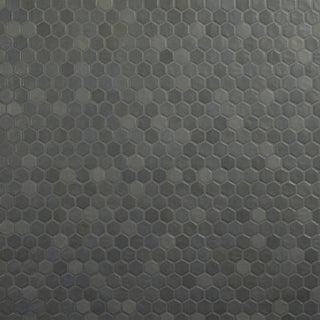 Dark Gray - 11x10 Studio Haven Hexagon Mosaic Solid-Color Matte Smooth Ceramic Tile