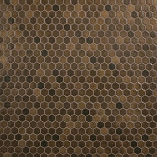 Deep Brown - 11x10 Studio Haven Hexagon Mosaic Solid-Color Matte Smooth Ceramic Tile