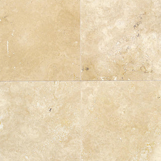 16x16 Travertine Grid Natural Travertine-Look Honed Natural Travertine Tile