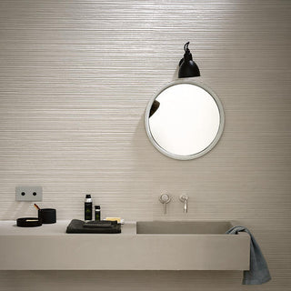 Pale Ivory - 16x48 Materika Linear Natural Concrete-Look Matte Textured Ceramic Tile