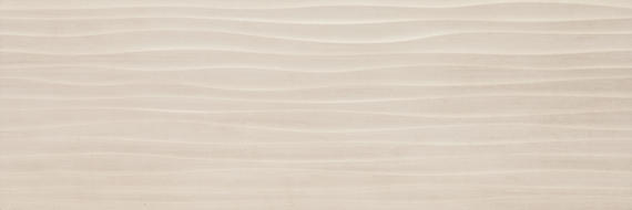 16x48 Materika Wave  Natural Concrete-Look Matte Textured Ceramic Tile Cream Beige