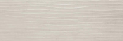 16x48 Materika Wave  Natural Concrete-Look Matte Textured Ceramic Tile Medium Gray