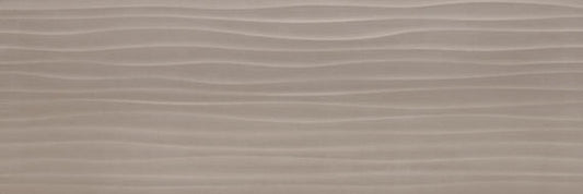 16x48 Materika Wave  Natural Concrete-Look Matte Textured Ceramic Tile Warm Taupe