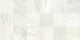 18x18 Marble Grid Intense Veining Natural Marble-Look Honed Smooth Marble Tile White Gray