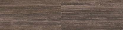 18x36 Articulo  Natural Stone-Look Matte Smooth Porcelain Tile Chocolate Brown