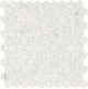 1 Uptown Glass Hexagon  Mosaic Solid-Color Matte Smooth Glass Tile Carrara White