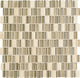 12x12 Clio Mosaics Random Pattern  Mosaic Mixed-Material Look Matte Smooth Glass & Stone Tile Beige