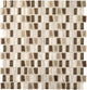 1 Midpark Mosaics Trapezoid Random Pattern  Mosaic Mixed-Material Look Matte Smooth Porcelain Tile Sandy Beige