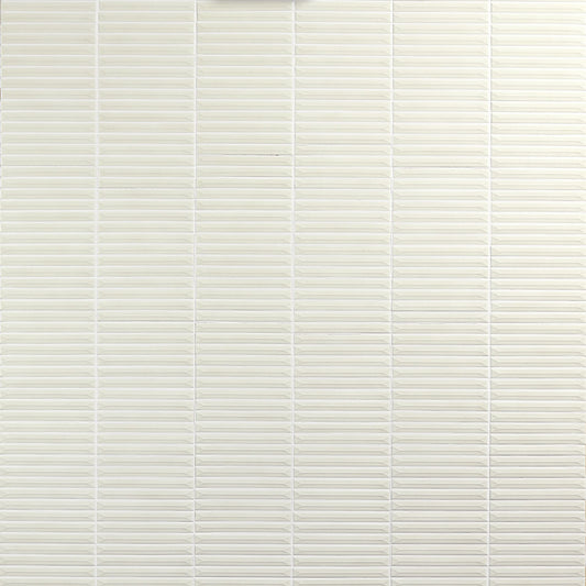 12x12 Artefino Vintage Mosaic Solid-Color Glossy 3D-Geometric Pyramid Porcelain Tile