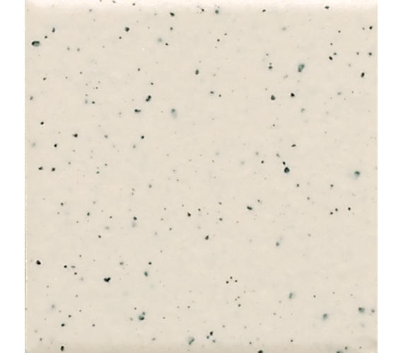 2x2 Keystones Speckled Straight Joint Mosaic Solid-Color Matte Smooth Porcelain Tile White Speckle