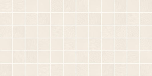 2x2 Keystones Straight Joint  Mosaic Solid-Color Matte Smooth Porcelain Tile Biscuit Cream