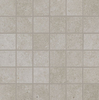 12x12 Haut Monde Straight Joint Grid Mosaic Stone-Look Matte Smooth Porcelain Tile