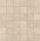2x2 Haut Monde Straight Joint Grid Mosaic Stone-Look Matte Smooth Porcelain Tile Cream Beige