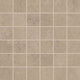 2x2 Modern Formation Straight Joint  Mosaic Stone-Look Matte Smooth Porcelain Tile Brown Gray
