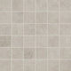 2x2 Modern Formation Straight Joint  Mosaic Stone-Look Matte Smooth Porcelain Tile Medium Gray