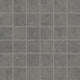 2x2 Modern Formation Straight Joint  Mosaic Stone-Look Matte Smooth Porcelain Tile Darker Gray