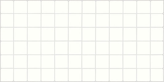 2x2 Color Story Mosaics  Mosaic Solid-Color Glossy Smooth Ceramic Tile Pure White