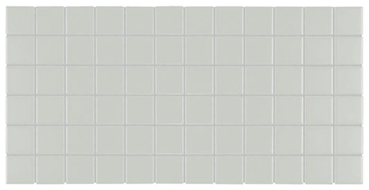 2x2 Color Story Mosaics  Mosaic Solid-Color Glossy Smooth Ceramic Tile Soft Gray