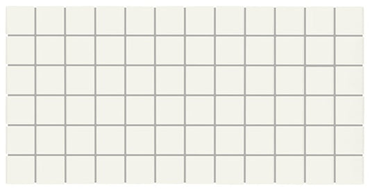 2x2 Color Story Mosaics  Mosaic Solid-Color Glossy Smooth Ceramic Tile Matte White