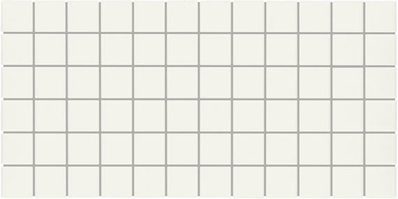 2x2 Color Wheel Mosaic Straight Joint  Mosaic Solid-Color Matte Smooth Ceramic Tile Cream White